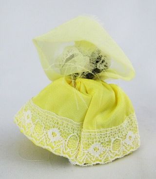 Little Mouse Factory Real Fur Lady in Yellow Dress with Lace Handkerchief 2