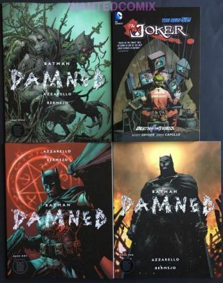 Batman Damned 1 2 3 Full Set Uncensored Variant Cover & Joker Death Family