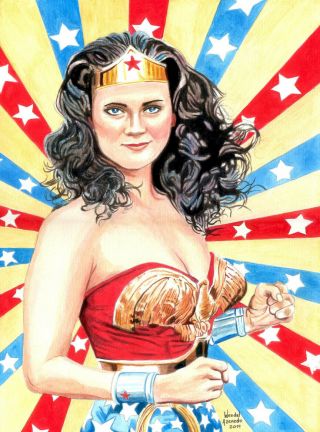 Wonder Woman Classic 2 By Wendel Azevedo - Art Pinup Drawing
