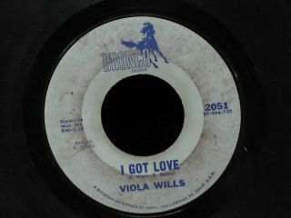 Viola Wills - I Got Love/lost Without The Love Of My Guy - Bronco2051 - Northern