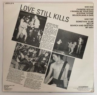 The Real Sid And Nancy - 1986 UK Press (NM) Sex Pistols Ultrasonic 3