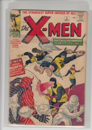 The X - Men 1 - 1st App Of Mutants & Magneto,  1.  5 Fr/gd Wow Gem Look