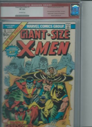 Giant Size X - Men 1 - Cgc 8.  0 Off White St App Storm Nightcrawler Colossus