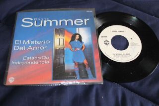 Donna Summer Mystery Of Love 1982 Mexico 7 " Promo 45 Funk Soul