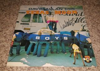 1977 David Allan Coe Texas Moon Signed/autograph Album Lp Jsa Charly Records