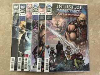 Dc Comics Injustice Vs Masters Of The Universe Complete Set 1 - 6