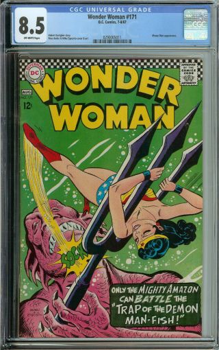 Wonder Woman 171 Cgc 8.  5