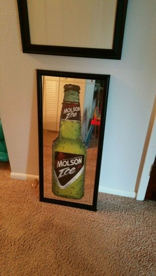 Antique Molson Ice Beer Sign