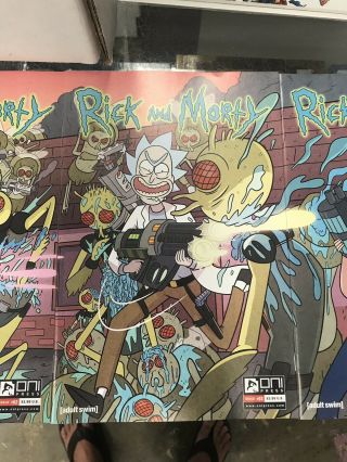 Rick And Morty Issues 1,  2,  3,  4,  5 Special Edition Connecting Cover Variant Set