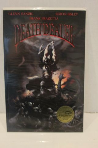 Signed Death Dealer 1 Comic Verotik Glenn Danzig Frank Frazetta Simon Bisley