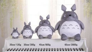 Giant Totoro Plush Toy Hobbies Stuffed Totoro Grey Anime Doll For Xmas Gift 65cm