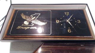Old Stock Vintage Snap - On Collectible Wall Clock 1 Eagle Clock