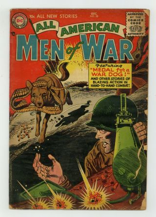 All American Men Of War 28 1955 Fr/gd 1.  5