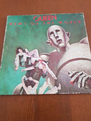 Queen - News Of The World - Vinyl Lp Album - 1977 Emi Records Ema 784 Rare