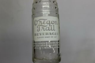 Oregon Trail Soda Bottle,  Alliance Scottsbluff,  Ne Greeley,  Colorado 1956