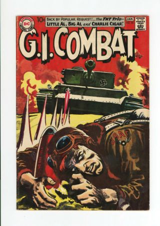 G.  I.  Combat 85 - Unrestored - Fantastic Grey - Tone Cover 1959 Scarce