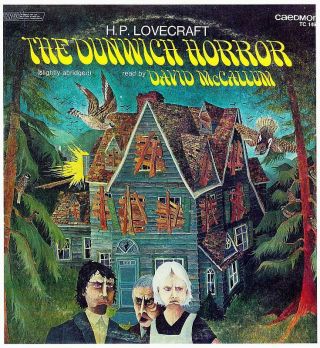 H.  P.  Lovecraft The Dunwich Horror Vinyl Lp 1976 - Read By David Mccallum