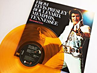Elvis Presley - From Elvis Presley Boulevard Gold Vinyl Lp Limited Edition Nmint