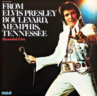 Elvis Presley - From Elvis Presley Boulevard Gold Vinyl LP Limited Edition NMINT 2