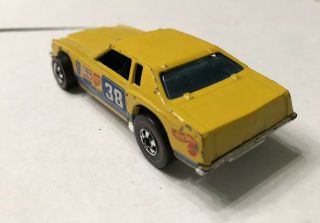 1974 Hot Wheels Redline Stocker Chevrolet Monte Carlo In Yellow 3