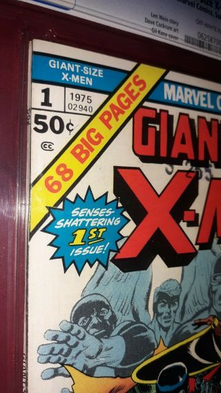 GIANT - SIZE X - MEN 1 CGC 8.  5 OW/W 1st X - Men 2nd Wolverine 4