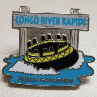 Busch Gardens Tampa Congo River Rapids Ride Trading Pin