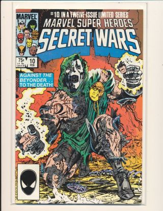 Marvel Hero Secret Wars 10 (1984) Average Grade On All X10 Copies Nm -