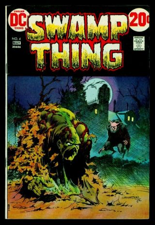 Dc Comics Swamp Thing 4 Wrightson Art Fn - 5.  5