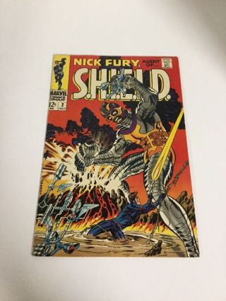 Nick Fury,  Agent Of Shield 2 Vf/nm Very Fine/near 9.  0 Silver Age