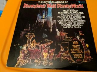 The Official Album Of Disneyland/walt Disney World 1980 Nm Vinyl Cat 2510