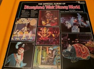 The Official album of Disneyland/Walt Disney world 1980 NM Vinyl Cat 2510 5