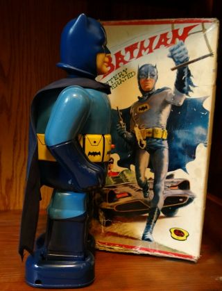 NOMURA BATMAN ROBOT,  w/ ENGLISH BOX - 1968,  JAPAN. 3
