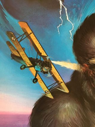 Vintage 1985 King Kong Movie Budweiser Beer Poster Busch Creative 3