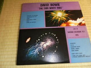 David Bowie The Thin White Duke For Distribution To Fan Club Members Only 2lp