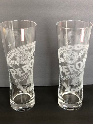 Peroni Signature Italian Beer Glass | Set Of 2 Glasses