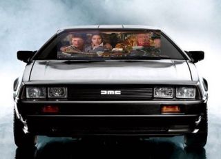 Back To The Future Sunshade Windshield Banner