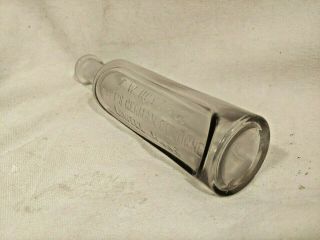 RARE Antique Bottle E.  W.  HOYT & Co.  HOYT ' S GERMAN COLOGNE LOWELL MASS. 2