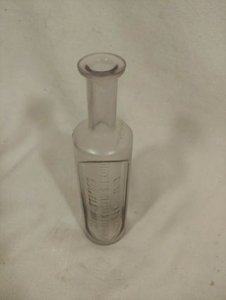 RARE Antique Bottle E.  W.  HOYT & Co.  HOYT ' S GERMAN COLOGNE LOWELL MASS. 5