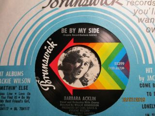 Barbara Acklin - Am I The Same Girl / Be By My Side Brunswick 55399 M - 2