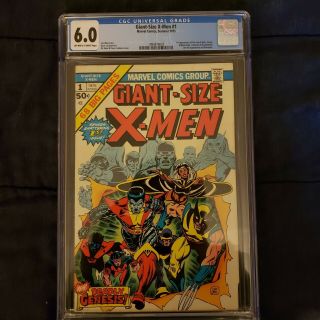 Giant Size X - Men 1 Cgc 6.  0 Marvel