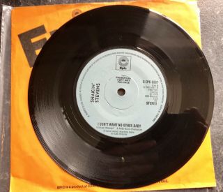 Shakin’ Stevens 7” Vinyl 45 PROMO “Treat Her Right” ENGLAND Epic 1978 VERY RARE 4