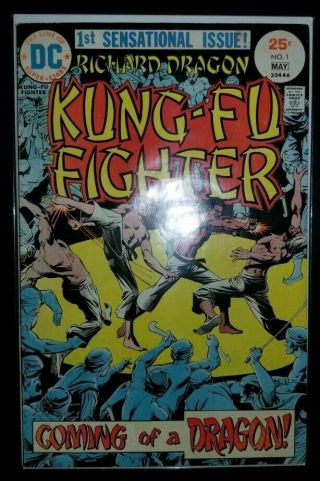 Richard Dragon Kung Fu Fighter 1 Dc Comics.  Vf 1st Appearance Of Bronze Tiger