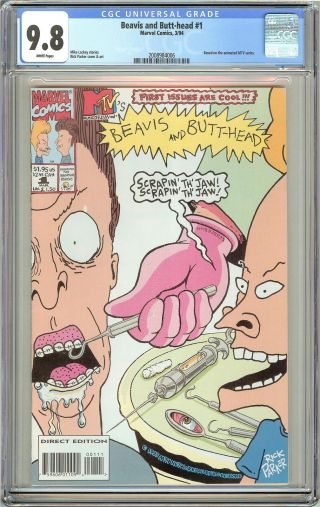 Beavis And Butt - Head 1 Cgc 9.  8 White Pages (1994) 2008984006