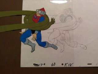 he man Animation cel from cartoon cyclops with snake,  sketch 3