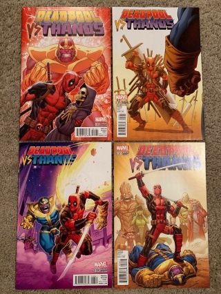 Deadpool Vs Thanos (2015) 1,  2,  3,  4 All Ron Lim Variants & All First Editions