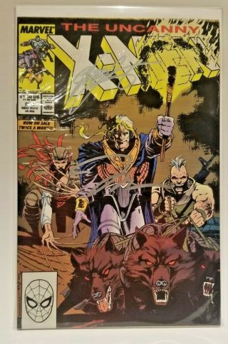 Uncanny X - Men 252 Signed By Jim Lee & Chris Claremont