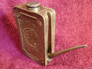 " Ideal " D.  R.  G.  M.  Antique Brass Oil Can Oiler Germany German