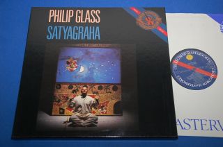 Philip Glass Nyc Opera Satyagraha Dutch Cbs Digital Stereo 1985 3lp Box Nm