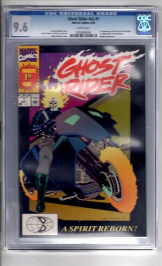 Ghost Rider 1 (1990) Cgc 9.  6 Wp 