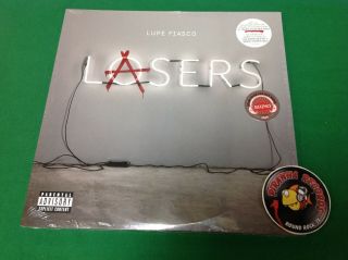 Lupe Fiasco Lasers Hip Hop Translucent Red Vinyl Rhino Piranha Records